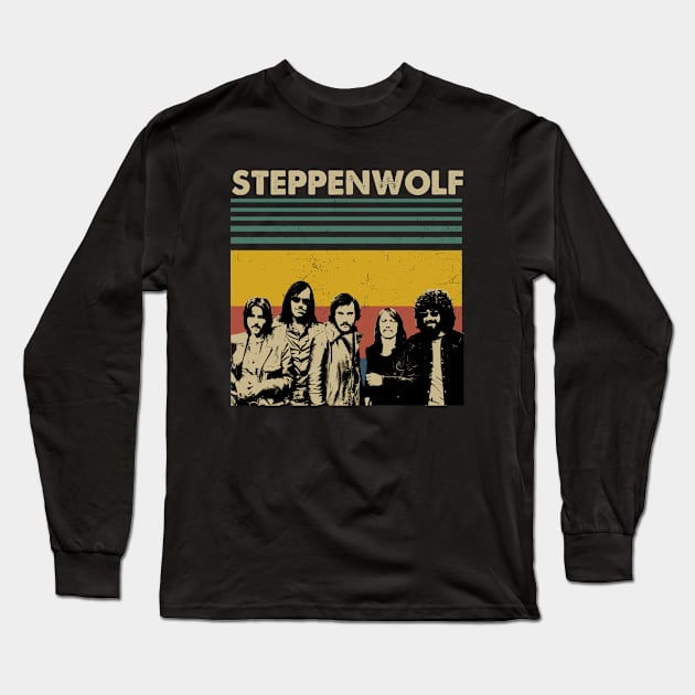 Steppenwolf Retro Vintage Long Sleeve T-Shirt by chancgrantc@gmail.com